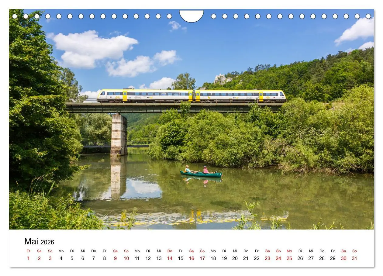 Bild: 9783457625361 | Eisenbahn in Deutschland (Wandkalender 2026 DIN A4 quer), CALVENDO...