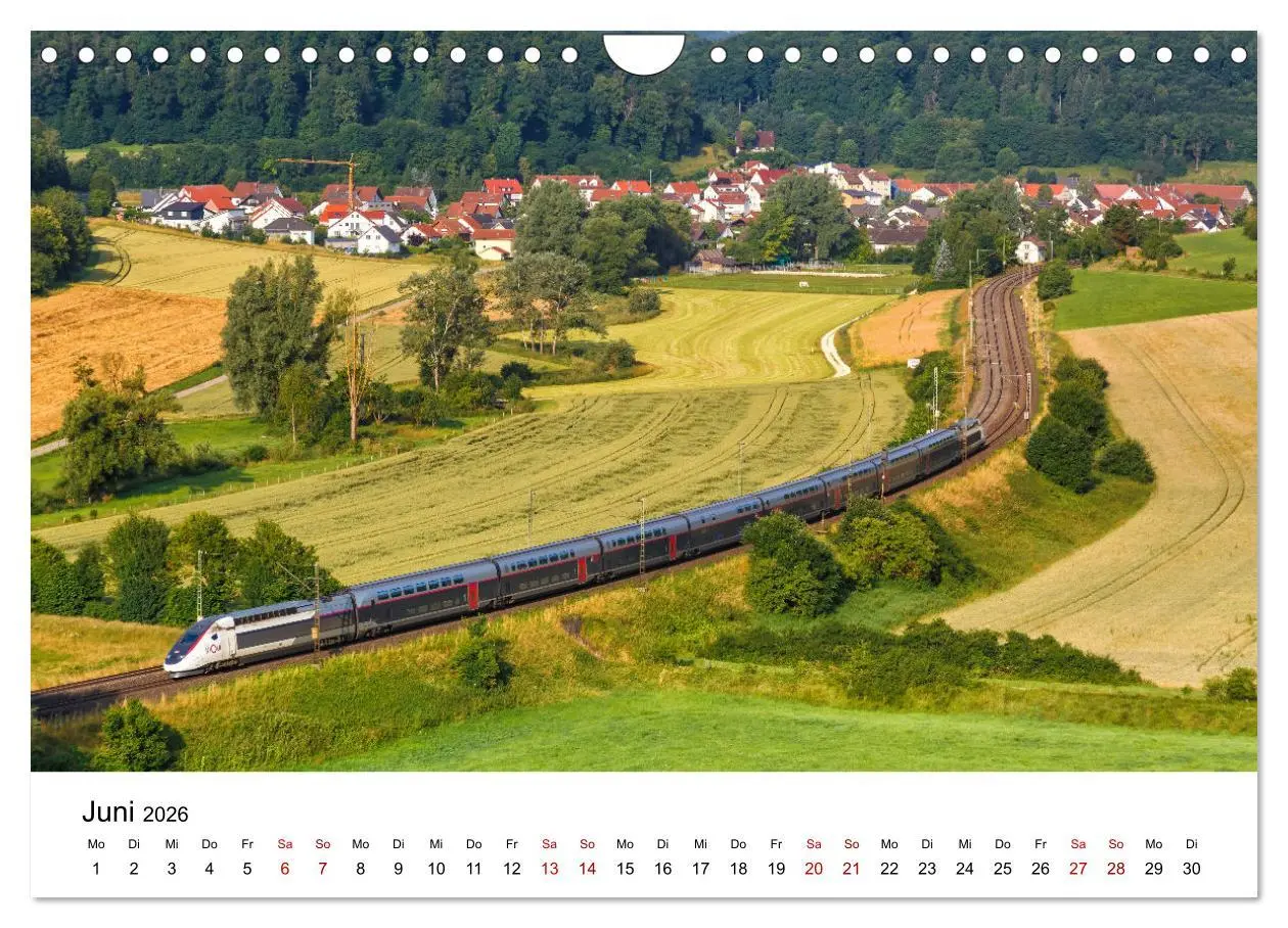 Bild: 9783457625361 | Eisenbahn in Deutschland (Wandkalender 2026 DIN A4 quer), CALVENDO...