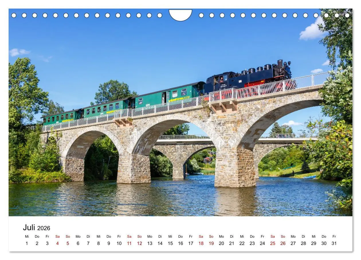 Bild: 9783457625361 | Eisenbahn in Deutschland (Wandkalender 2026 DIN A4 quer), CALVENDO...