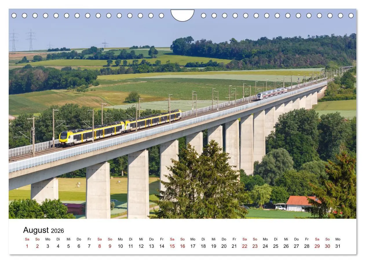 Bild: 9783457625361 | Eisenbahn in Deutschland (Wandkalender 2026 DIN A4 quer), CALVENDO...