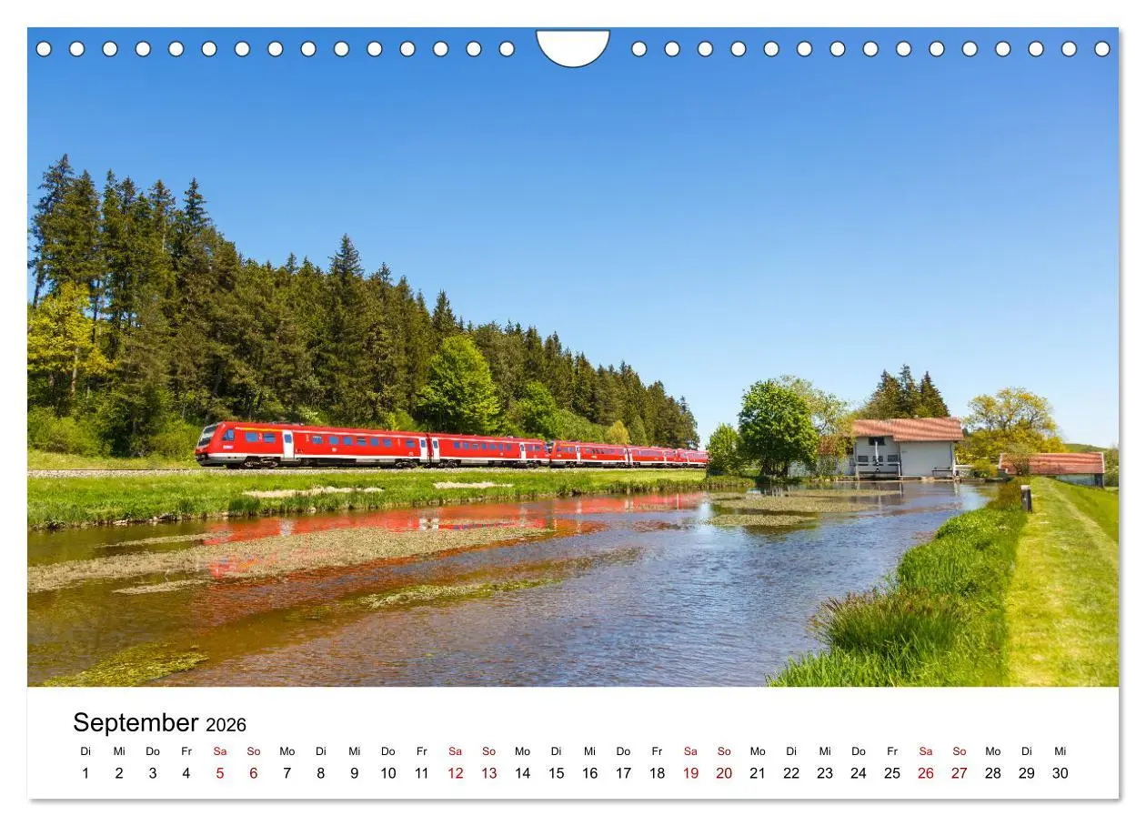 Bild: 9783457625361 | Eisenbahn in Deutschland (Wandkalender 2026 DIN A4 quer), CALVENDO...