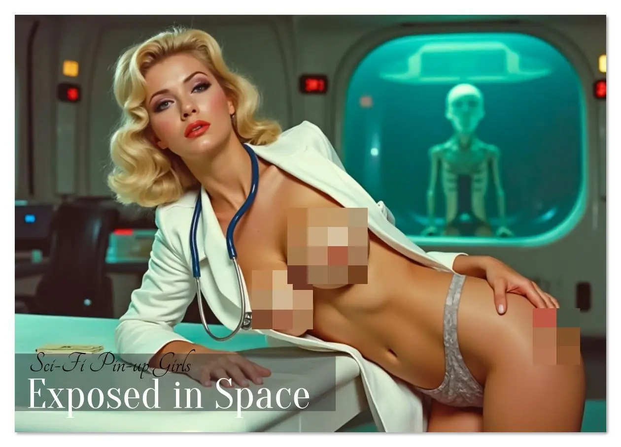 Cover: 9783516645361 | Sci-Fi Pin-up Girls - Exposed in Space (Wandkalender 2026 DIN A2...
