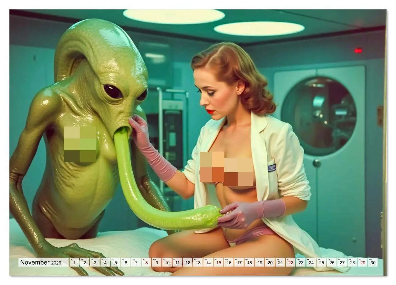 Bild: 9783516645361 | Sci-Fi Pin-up Girls - Exposed in Space (Wandkalender 2026 DIN A2...