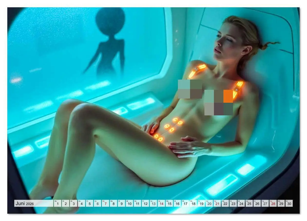 Bild: 9783516645361 | Sci-Fi Pin-up Girls - Exposed in Space (Wandkalender 2026 DIN A2...