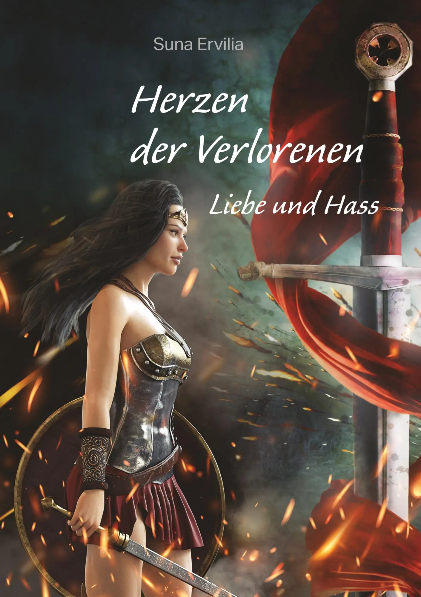 Cover: 9783750425361 | Herzen der Verlorenen | Liebe und Hass | Suna Ervilia | Taschenbuch
