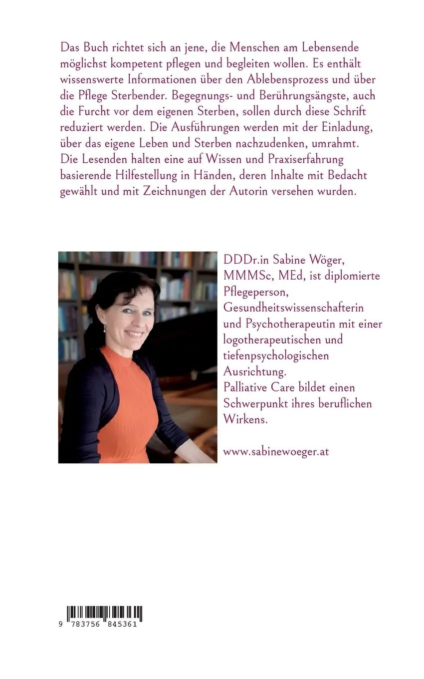 Rückseite: 9783756845361 | Die Pflege der Sterbenden | Sabine Wöger | Taschenbuch | Paperback
