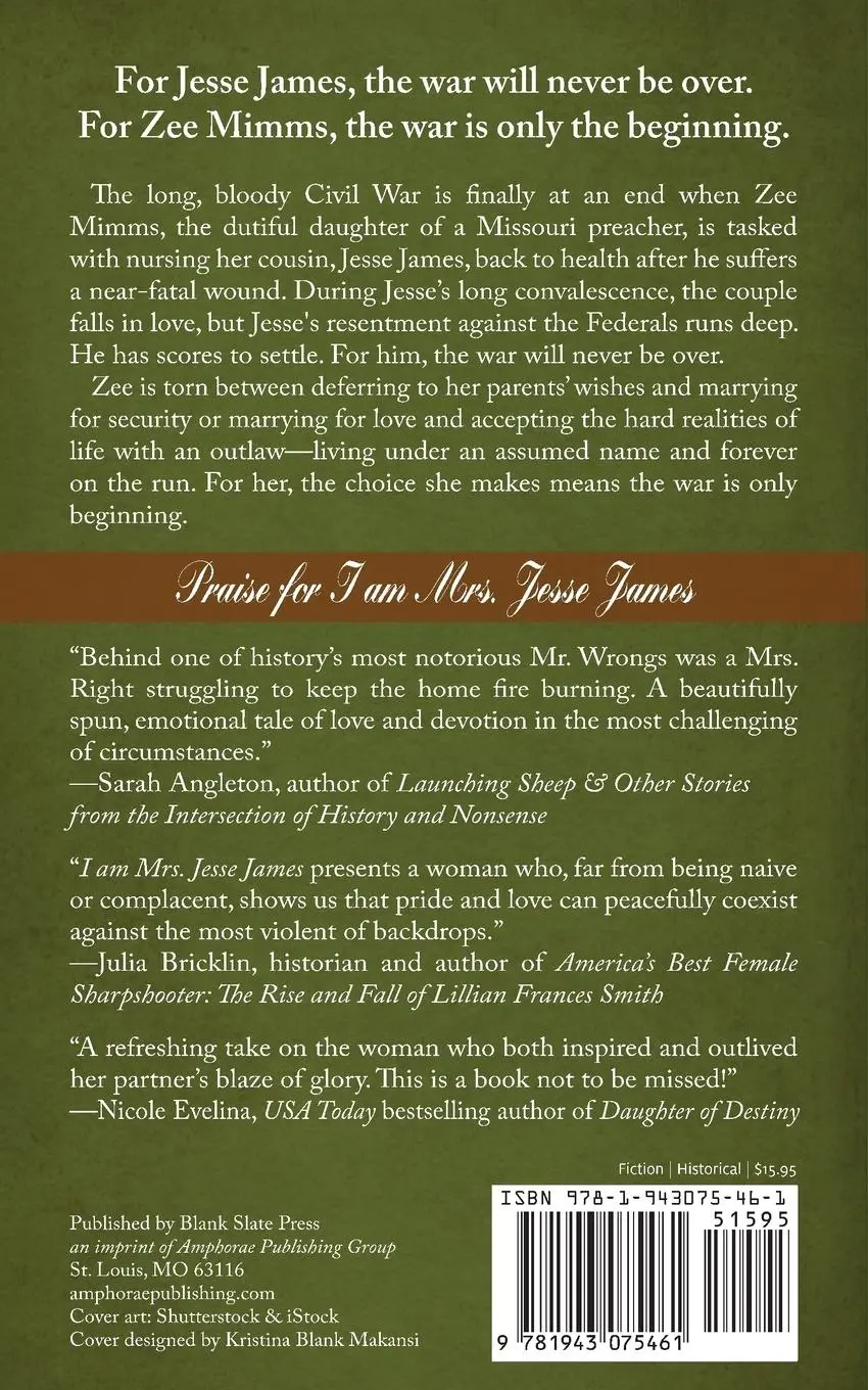 Rückseite: 9781943075461 | I am Mrs. Jesse James | Pat Wahler | Taschenbuch | Englisch | 2018
