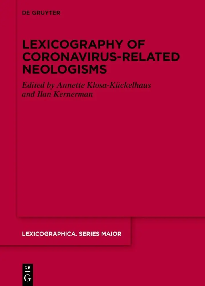 Cover: 9783110795561 | Lexicography of Coronavirus-related Neologisms | Buch | VI | Englisch