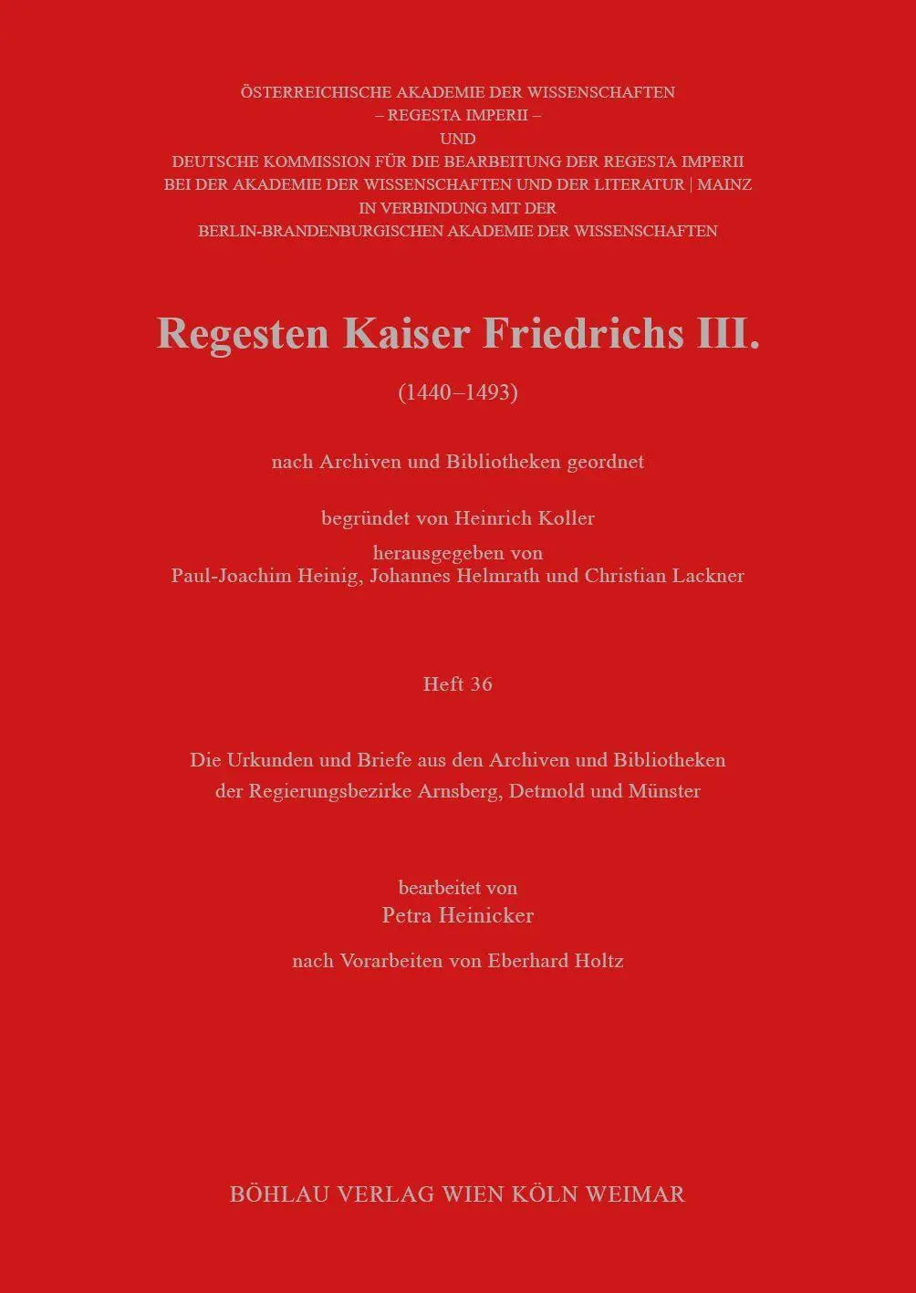 Cover: 9783205215561 | Die Urkunden und Briefe aus den Archiven und Bibliotheken der...