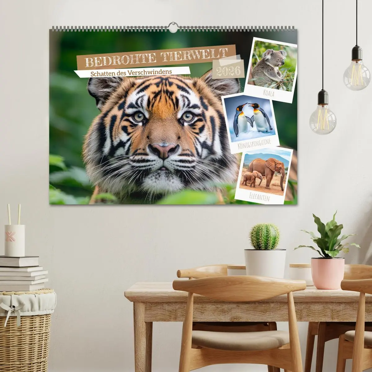 Bild: 9783516005561 | Bedrohte Tierwelt SCHATTEN DES VERSCHWINDENS (Wandkalender 2026 DIN...