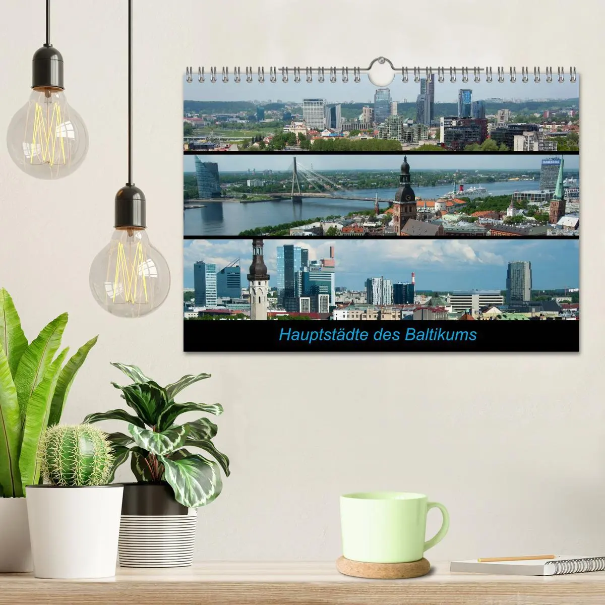 Bild: 9783516175561 | Hauptstädte des Baltikums (Wandkalender 2026 DIN A4 quer), CALVENDO...