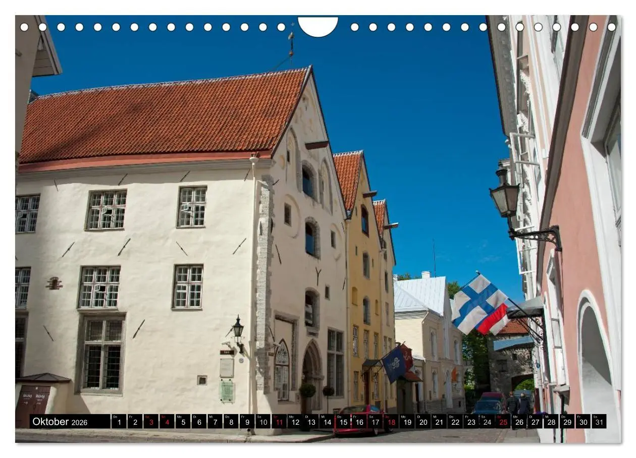 Bild: 9783516175561 | Hauptstädte des Baltikums (Wandkalender 2026 DIN A4 quer), CALVENDO...