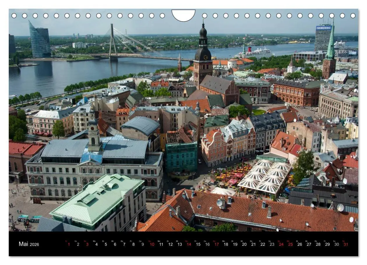 Bild: 9783516175561 | Hauptstädte des Baltikums (Wandkalender 2026 DIN A4 quer), CALVENDO...