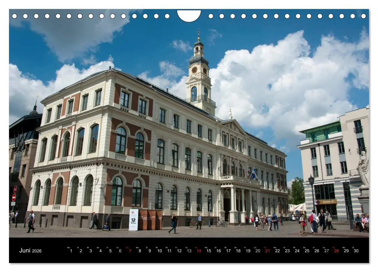Bild: 9783516175561 | Hauptstädte des Baltikums (Wandkalender 2026 DIN A4 quer), CALVENDO...