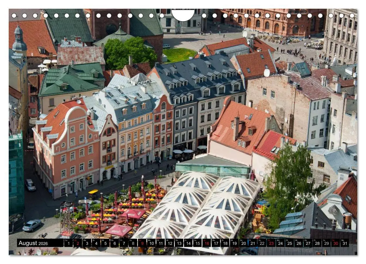Bild: 9783516175561 | Hauptstädte des Baltikums (Wandkalender 2026 DIN A4 quer), CALVENDO...