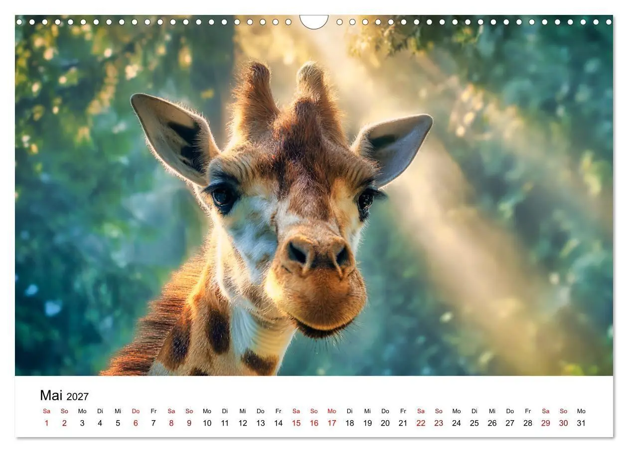 Bild: 9783516795561 | Sanfte Riesen - Giraffen in ihrer Welt (Wandkalender 2027 DIN A3...