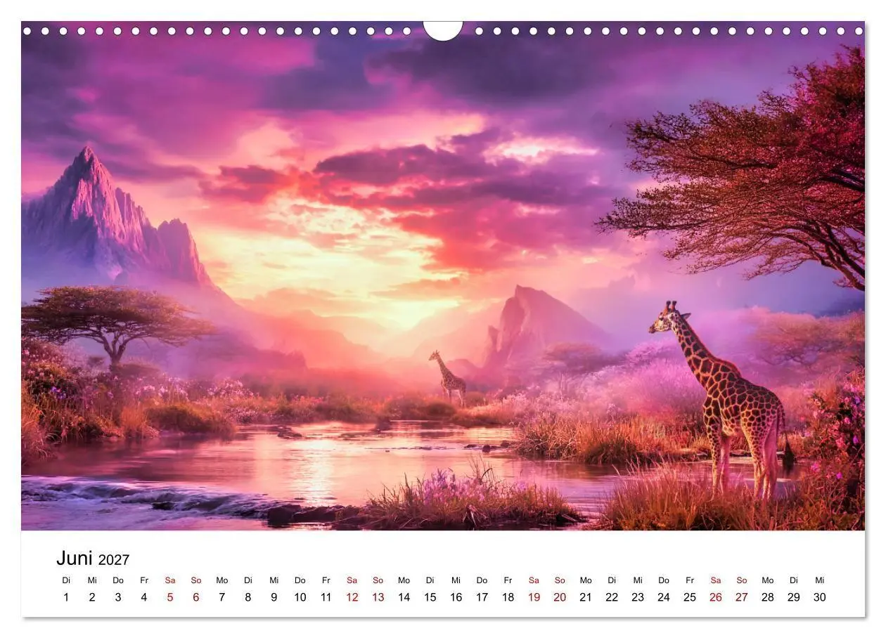 Bild: 9783516795561 | Sanfte Riesen - Giraffen in ihrer Welt (Wandkalender 2027 DIN A3...