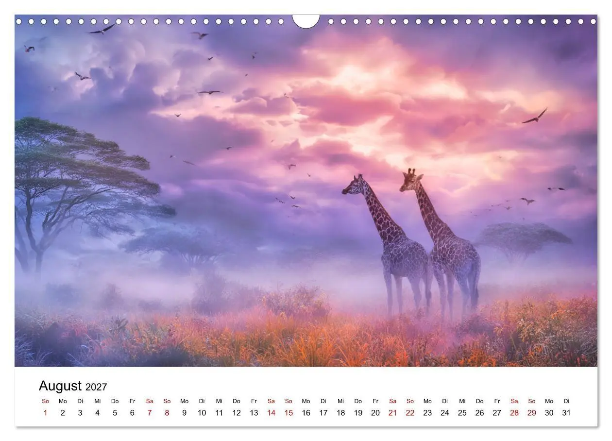 Bild: 9783516795561 | Sanfte Riesen - Giraffen in ihrer Welt (Wandkalender 2027 DIN A3...