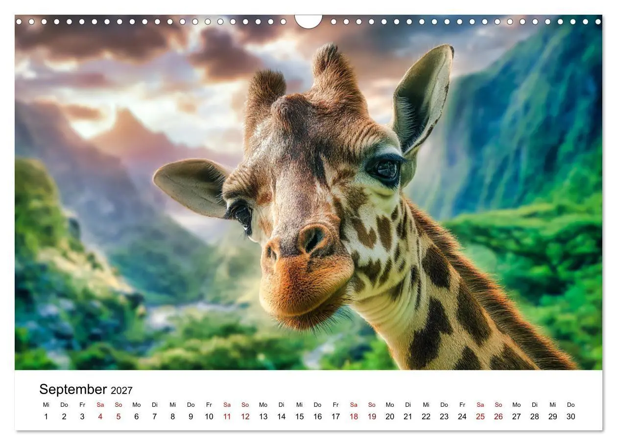 Bild: 9783516795561 | Sanfte Riesen - Giraffen in ihrer Welt (Wandkalender 2027 DIN A3...