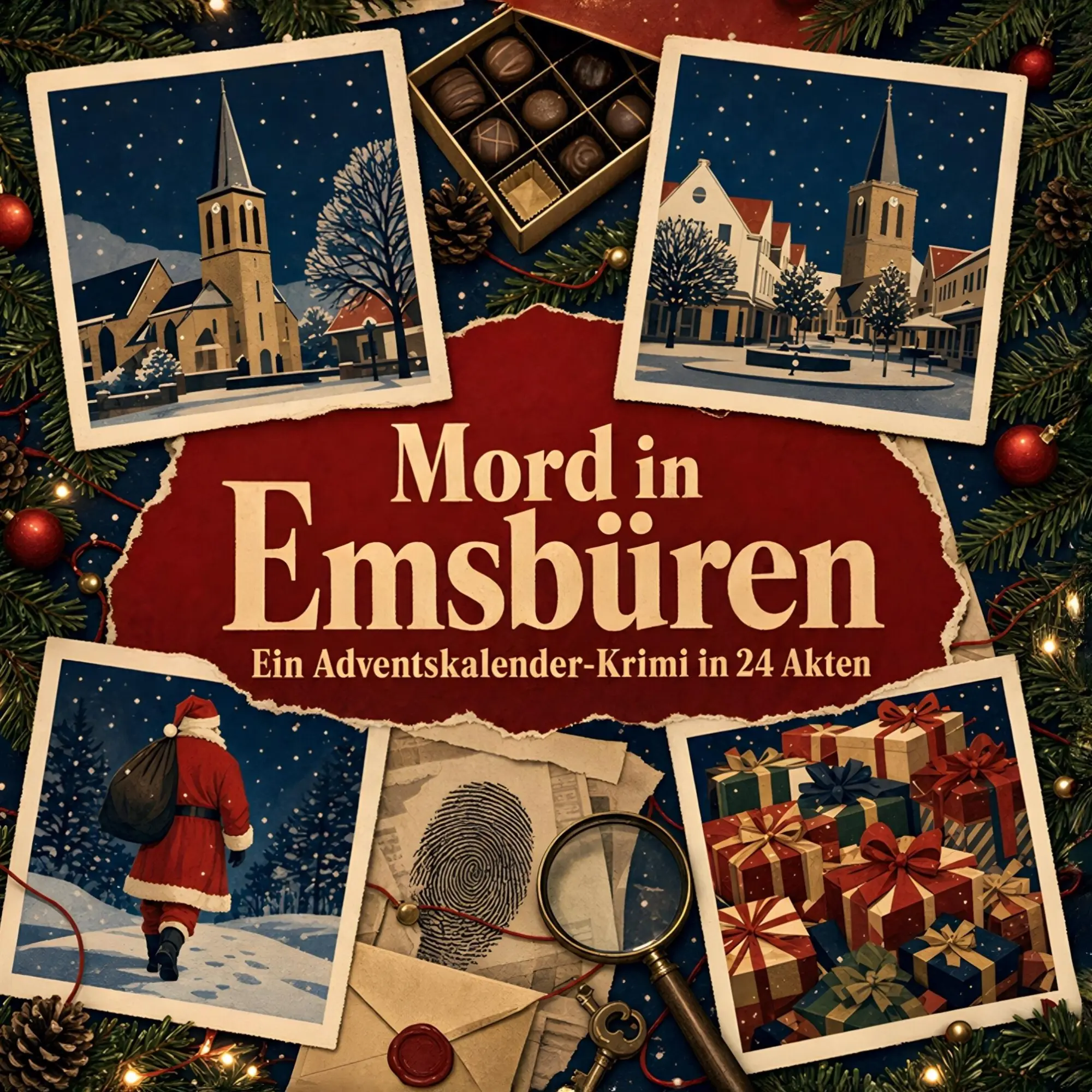 Cover: 9783696125561 | Mord in Emsbüren | Ein Adventskalender-Krimi in 24 Akten | Günther
