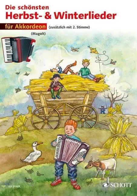 Cover: 9783795745561 | Die schönsten Herbst- und Winterlieder für Akkordeon | Hans Magolt
