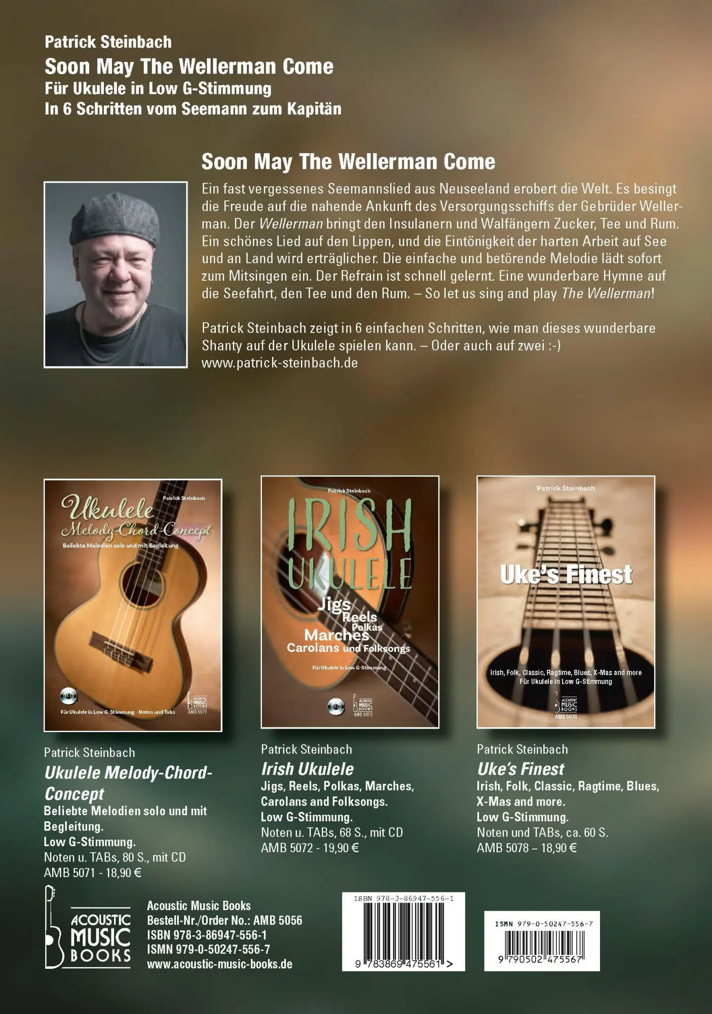 Rückseite: 9783869475561 | Soon May The Wellerman Come. Für Ukulele in Low G-Stimmung | Steinbach