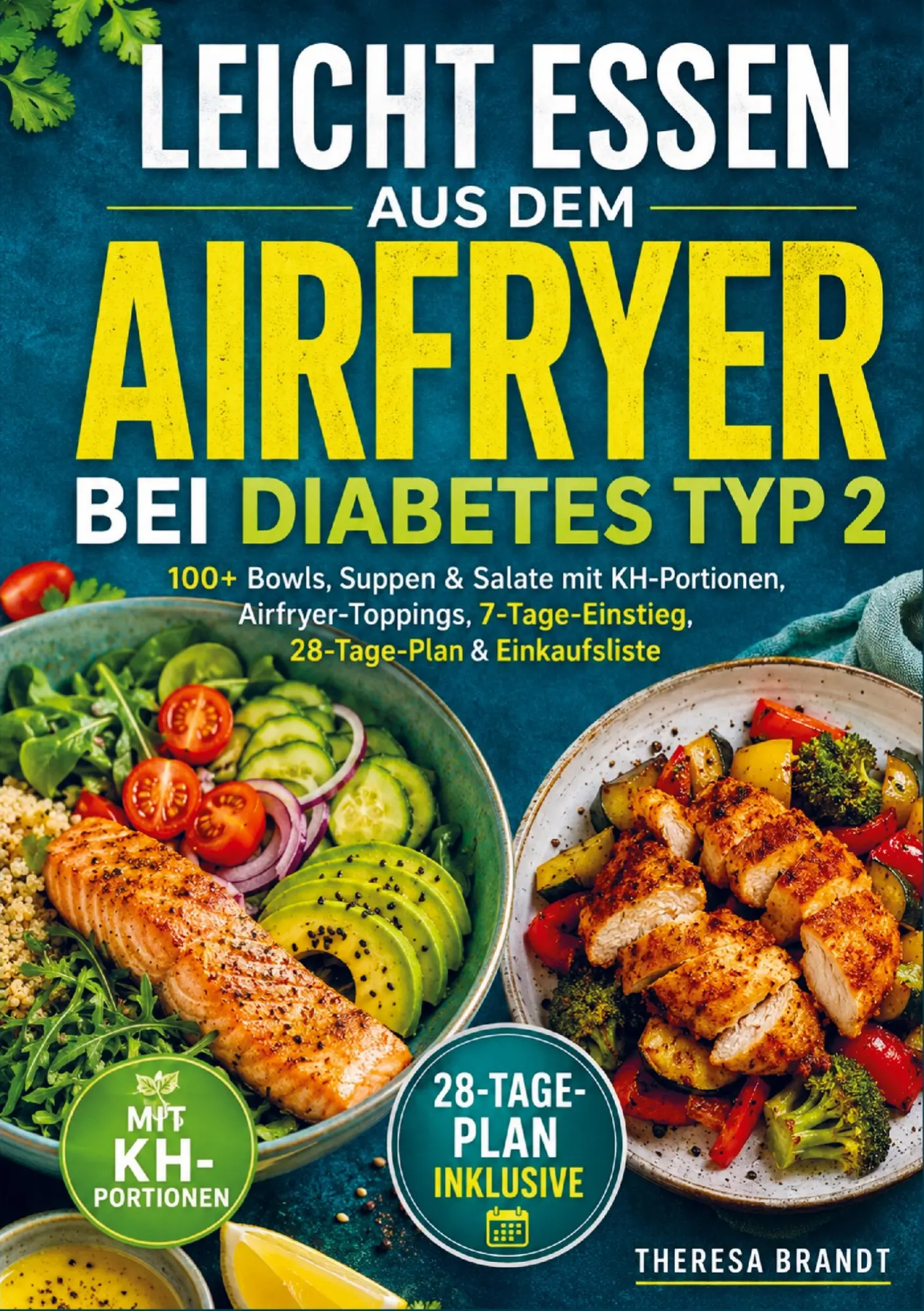 Cover: 9789403855561 | Leicht essen aus dem Airfryer bei Diabetes Typ 2 | Theresa Brandt