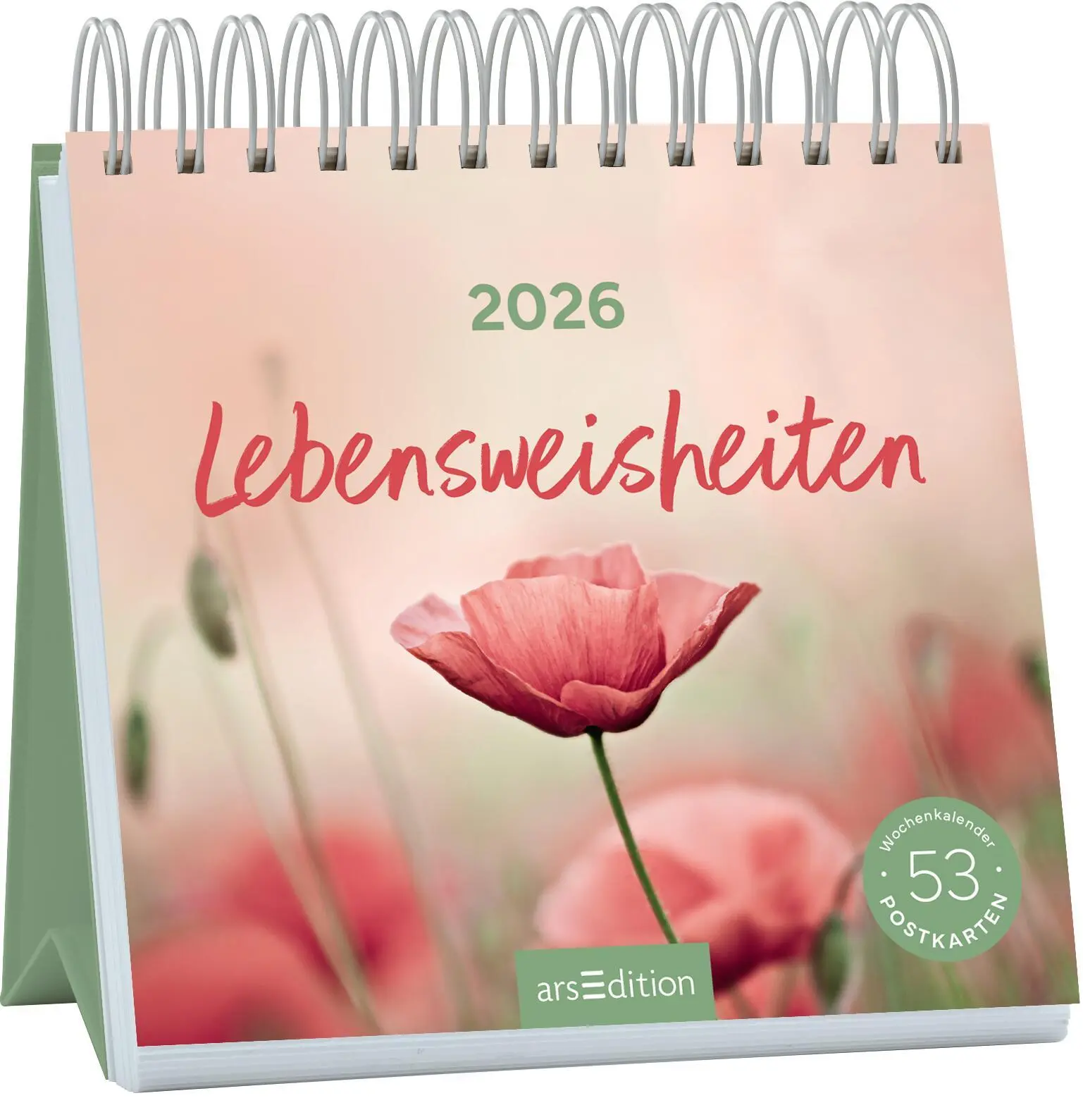 Cover: 4014489135661 | Postkartenkalender Lebensweisheiten 2026 | Kalender | Spiralaufsteller