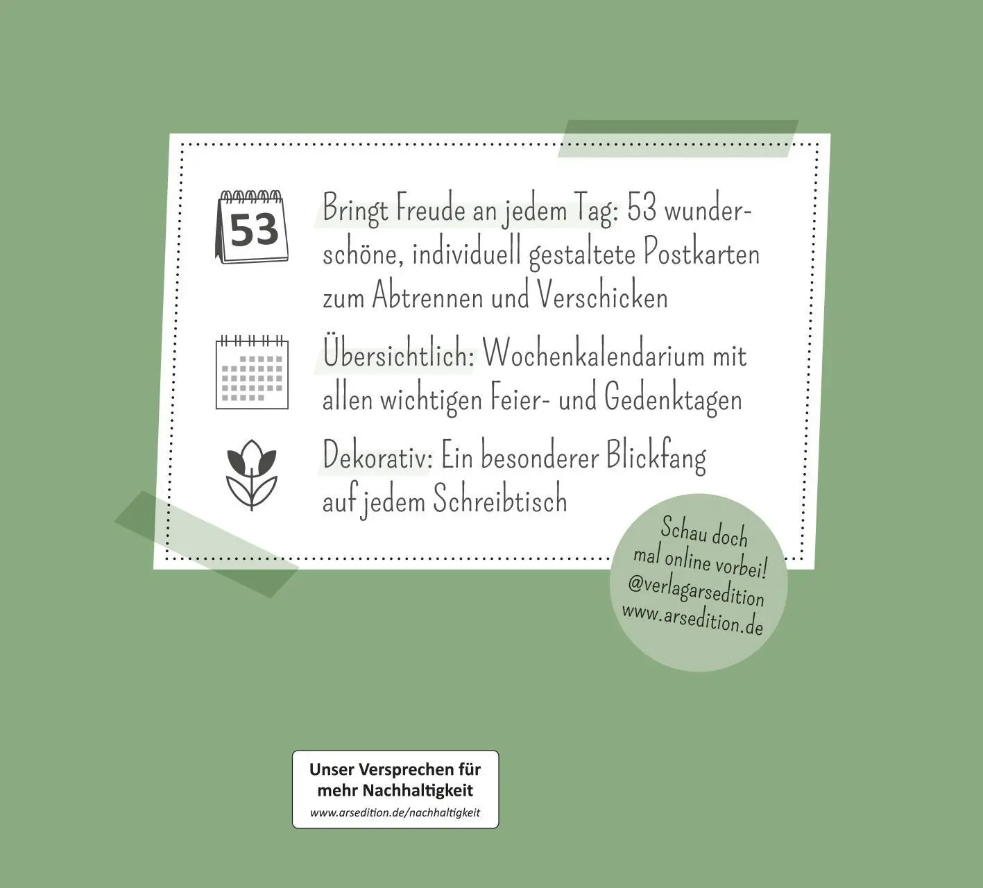Rückseite: 4014489135661 | Postkartenkalender Lebensweisheiten 2026 | Kalender | Spiralaufsteller