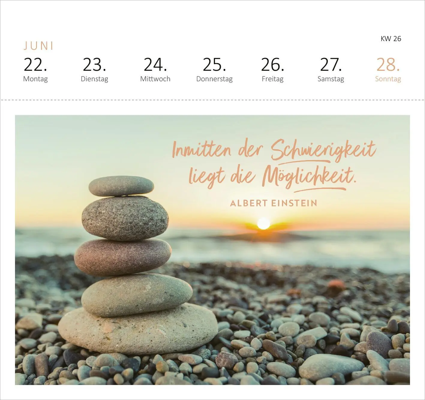 Bild: 4014489135661 | Postkartenkalender Lebensweisheiten 2026 | Kalender | Spiralaufsteller