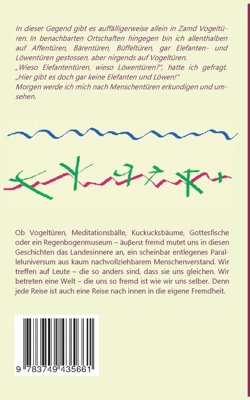 Rückseite: 9783749435661 | Nachrichten aus dem Landesinnern | 45 kurze Geschichten und 1 Meer
