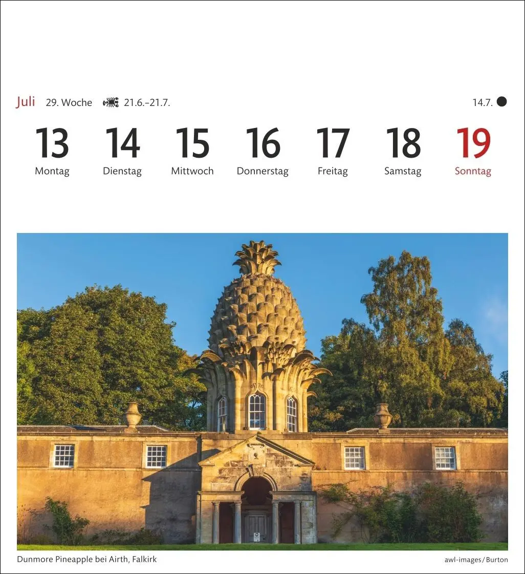 Bild: 9783840035661 | Schottland Sehnsuchtskalender 2026 - Wochenkalender mit 53 Postkarten