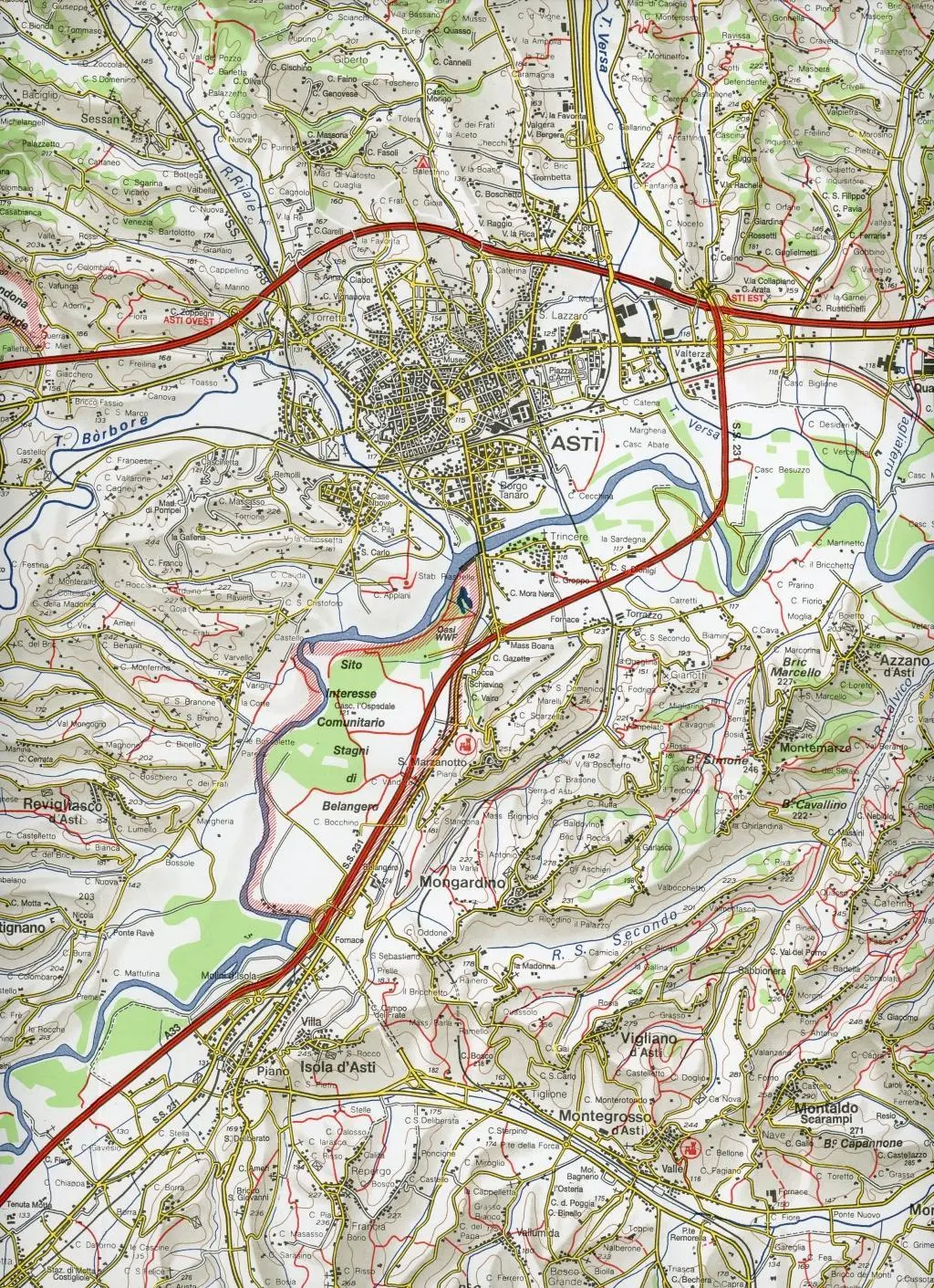 Bild: 9788896455661 | Wanderkarte 19 Asti Alba Acqui Terme 1:50 000 | (Land-)Karte | 2018