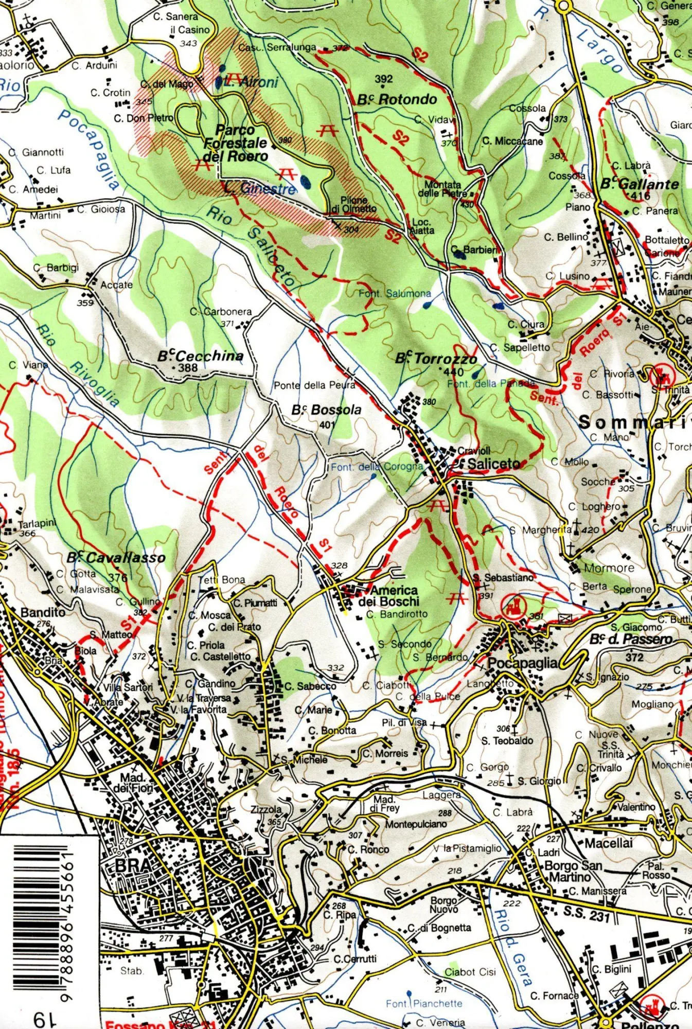 Bild: 9788896455661 | Wanderkarte 19 Asti Alba Acqui Terme 1:50 000 | (Land-)Karte | 2018