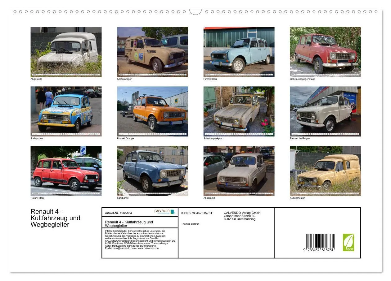 Bild: 9783457515761 | Renault 4 - Kultfahrzeug und Wegbegleiter (hochwertiger Premium...