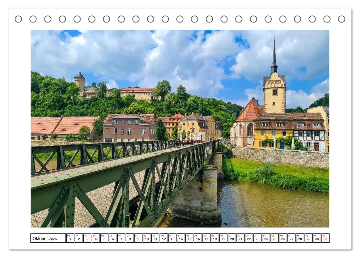 Bild: 9783516605761 | Gera - Untermhaus (Tischkalender 2026 DIN A5 quer), CALVENDO...