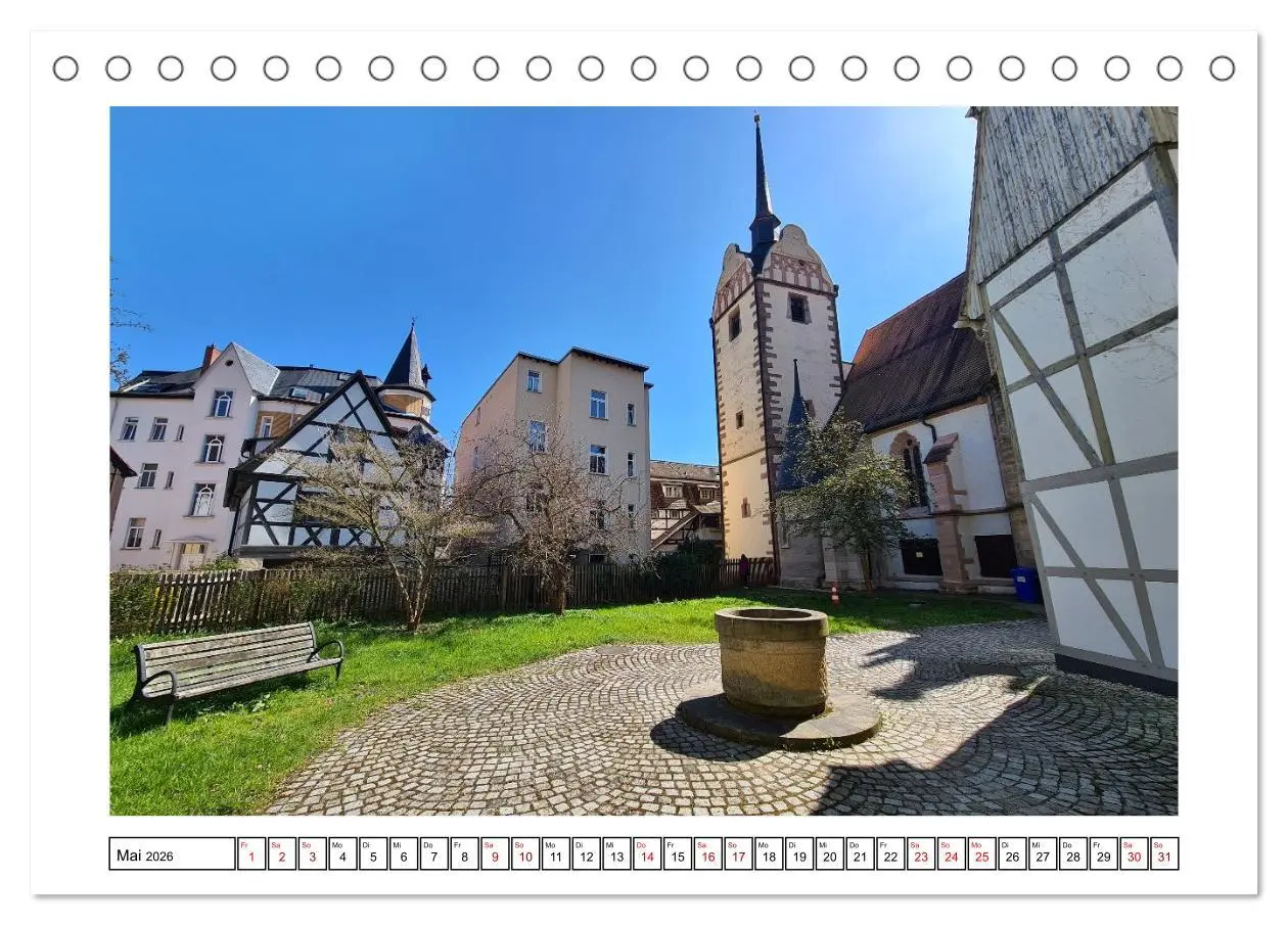 Bild: 9783516605761 | Gera - Untermhaus (Tischkalender 2026 DIN A5 quer), CALVENDO...