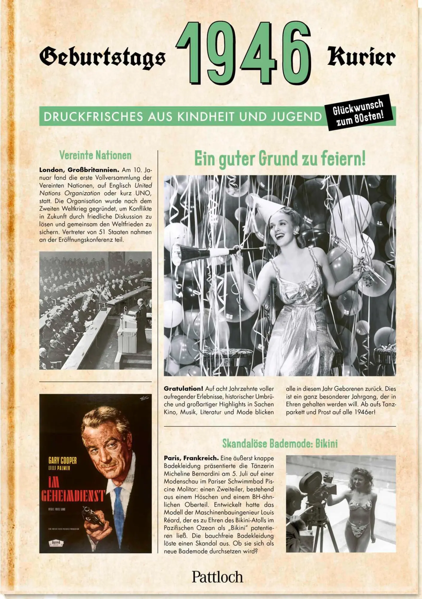 Cover: 9783629015761 | 1946 - Geburtstagskurier | Ute Wielandt | Buch | 80 S. | Deutsch