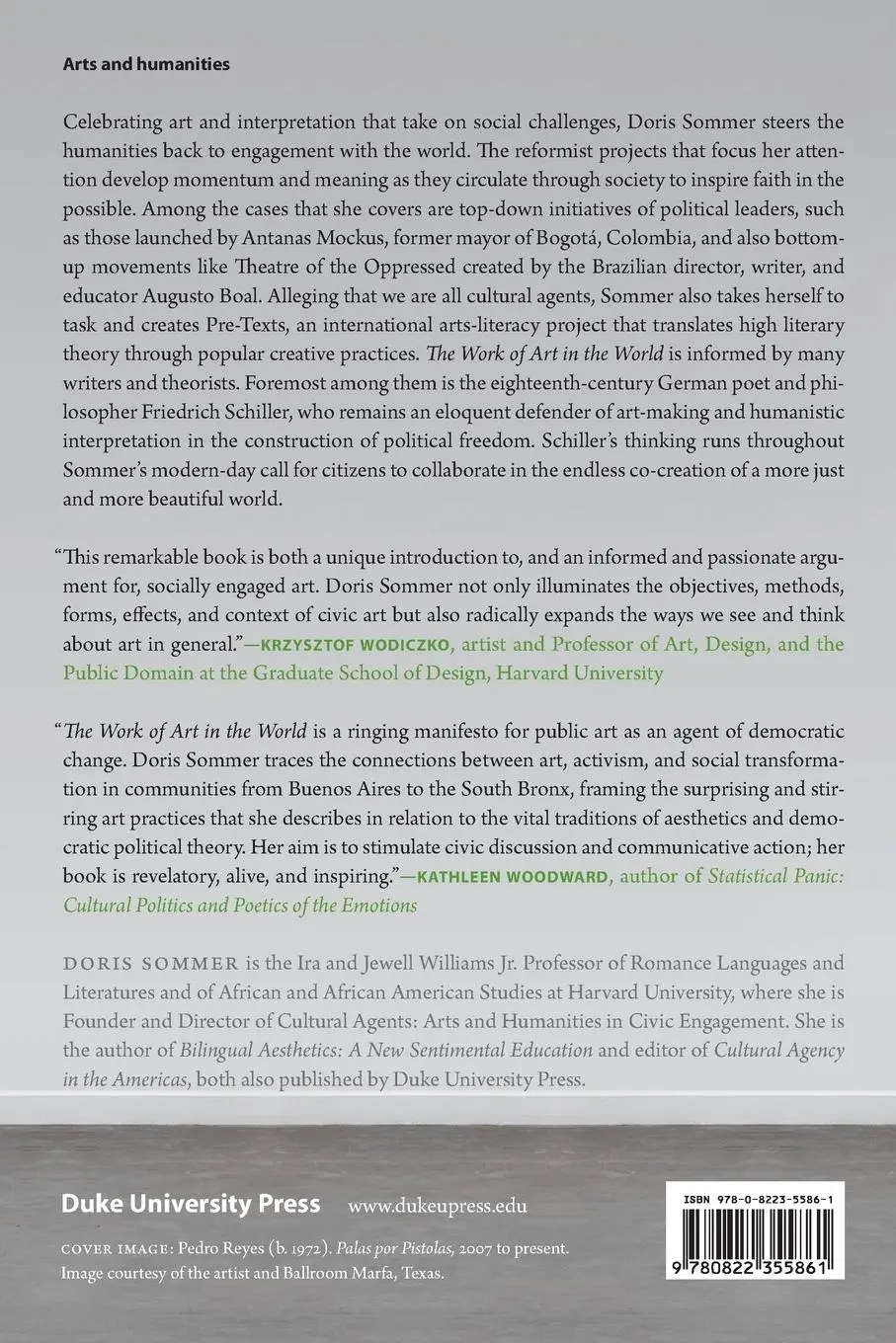 Rückseite: 9780822355861 | The Work of Art in the World | Civic Agency and Public Humanities