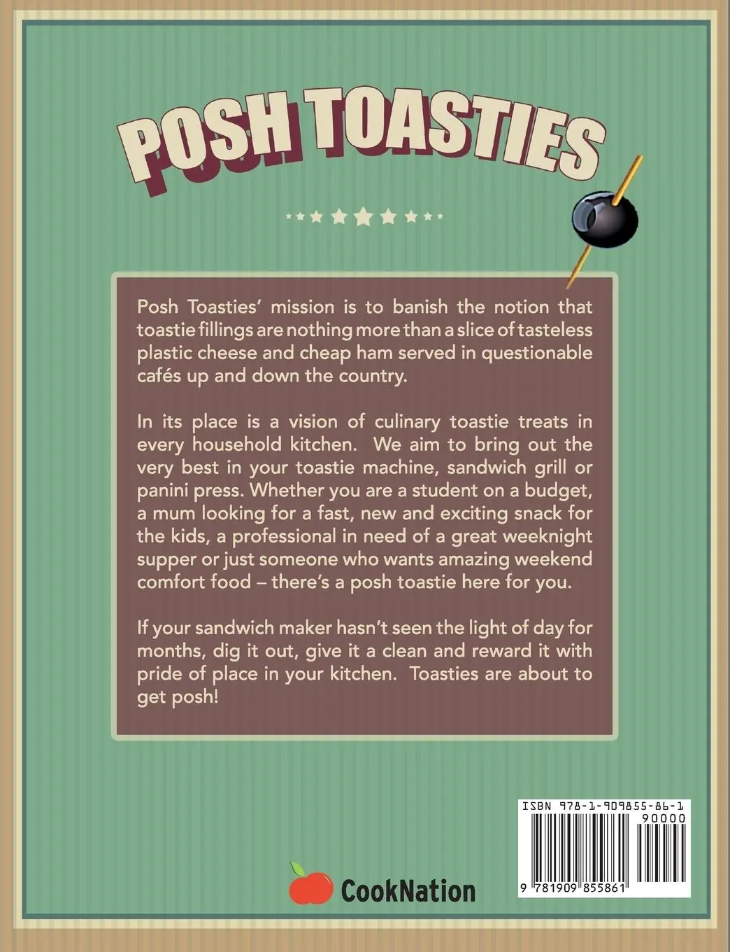 Rückseite: 9781909855861 | Posh Toasties | Cooknation | Taschenbuch | Paperback | Englisch | 2015