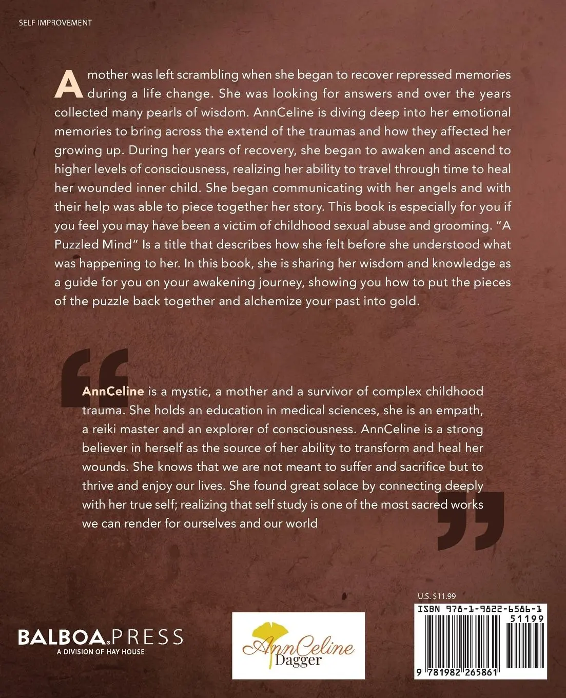 Rückseite: 9781982265861 | A Puzzled Mind | Annceline Dagger | Taschenbuch | Englisch | 2021