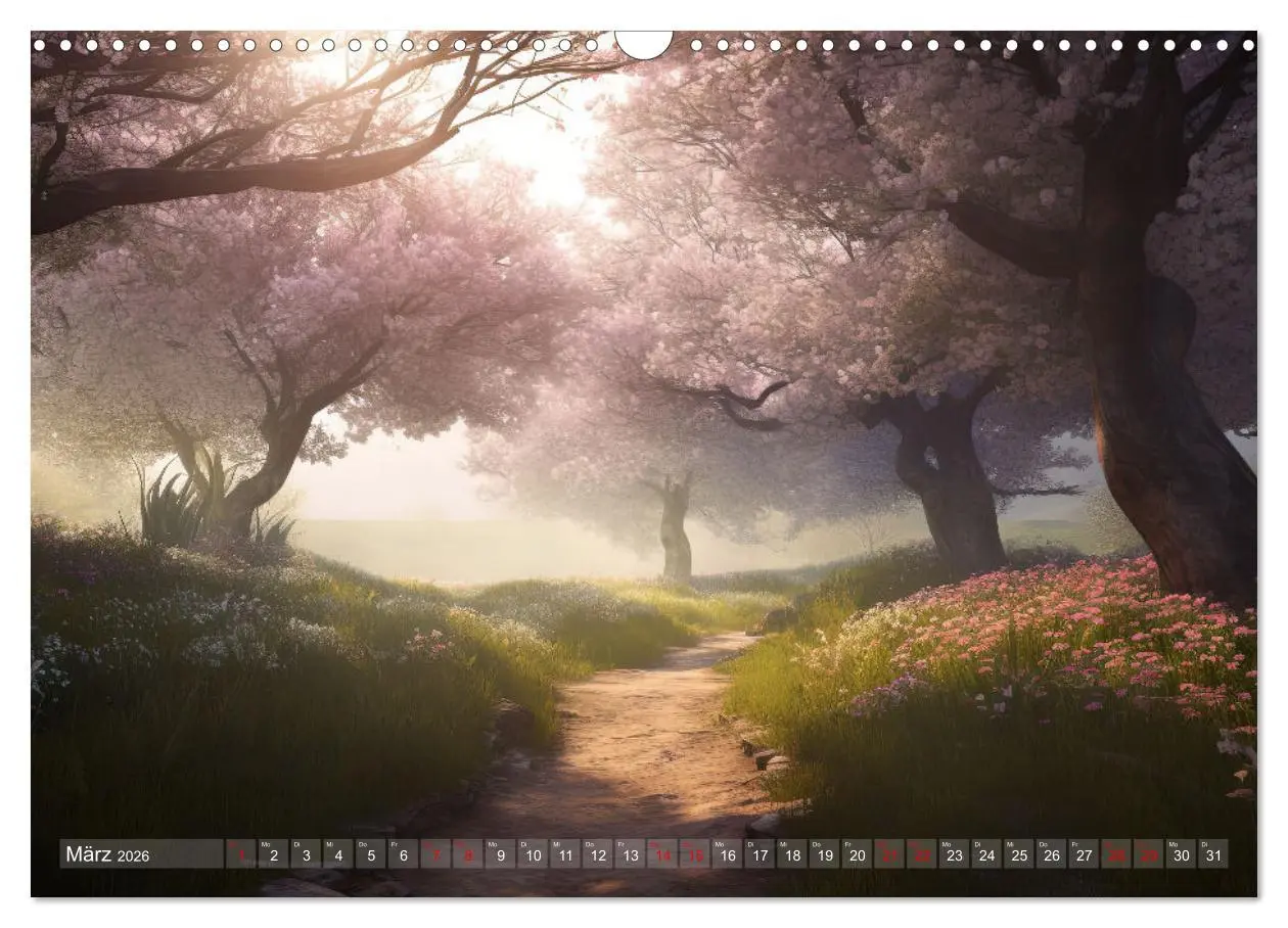 Bild: 9783457505861 | Himmlische Landschaften des Lichts (Wandkalender 2026 DIN A3 quer),...