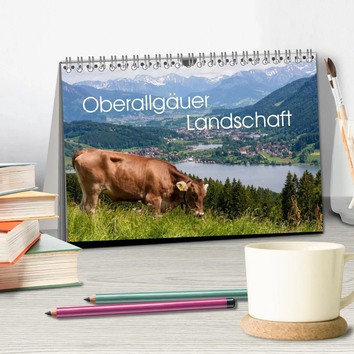 Bild: 9783516075861 | Oberallgäuer Landschaft (Tischkalender 2026 DIN A5 quer), CALVENDO...