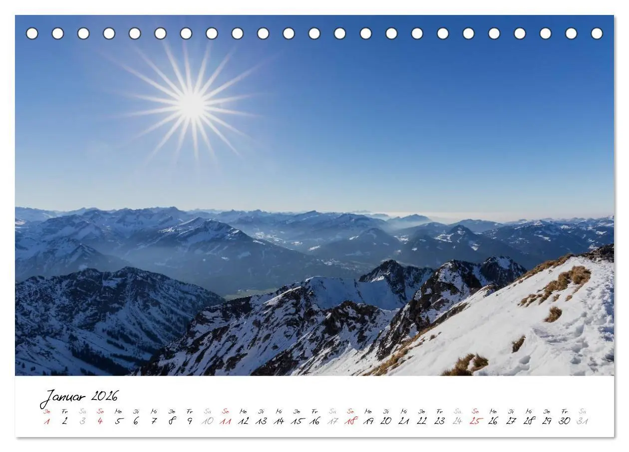 Bild: 9783516075861 | Oberallgäuer Landschaft (Tischkalender 2026 DIN A5 quer), CALVENDO...