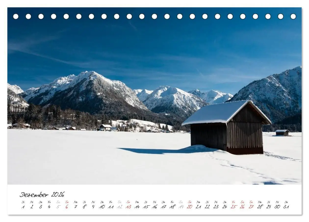 Bild: 9783516075861 | Oberallgäuer Landschaft (Tischkalender 2026 DIN A5 quer), CALVENDO...