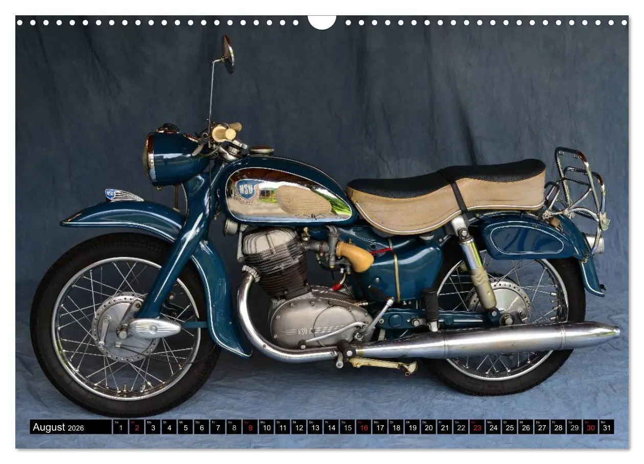 Bild: 9783516215861 | NSU Supermax (Wandkalender 2026 DIN A3 quer), CALVENDO Monatskalender