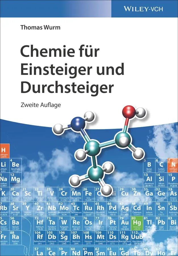 Cover: 9783527345861 | Chemie für Einsteiger und Durchsteiger | Thomas Wurm | Taschenbuch Cover: 9783527345861 | Chemie für Einsteiger und Durchsteiger | Thomas Wurm | Taschenbuch