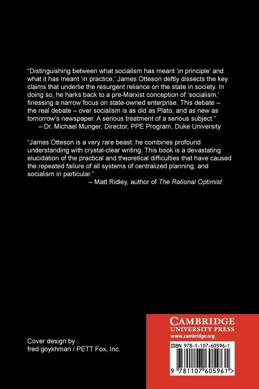 Rückseite: 9781107605961 | The End of Socialism | James Otteson | Taschenbuch | Englisch | 2015