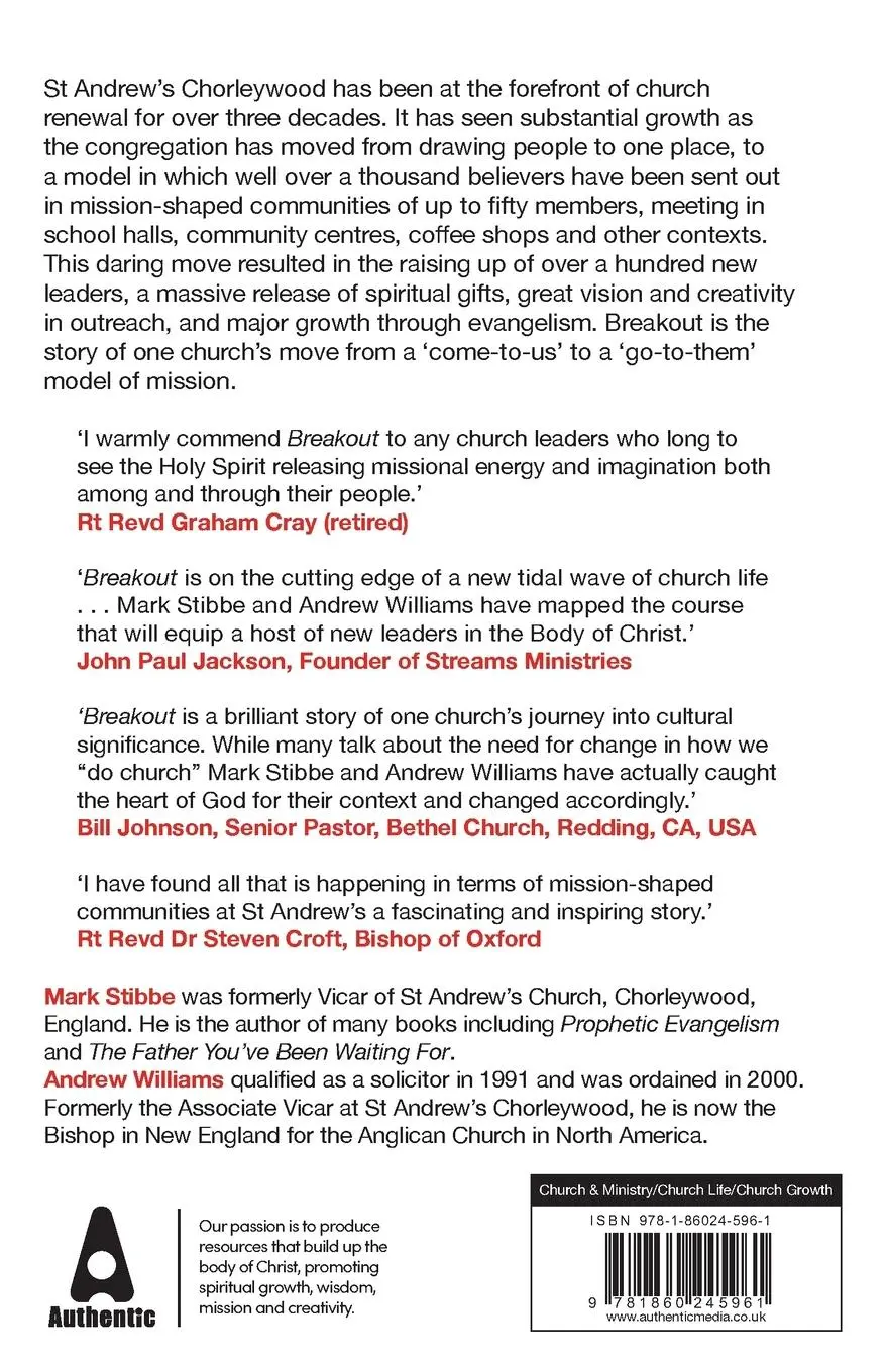 Rückseite: 9781860245961 | Breakout | Our Church's Story of Mission and Growth in the Holy Spirit