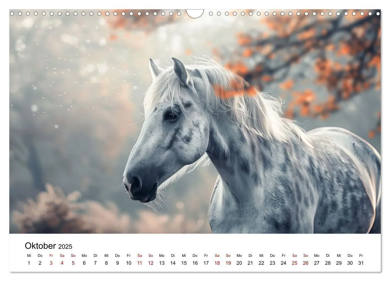Bild: 9783383795961 | Wilde Mähnen: Ein Jahr mit Pferden (Wandkalender 2025 DIN A3 quer),...